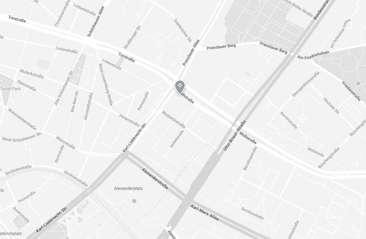Karte von The EMB Berlin und Umgebung