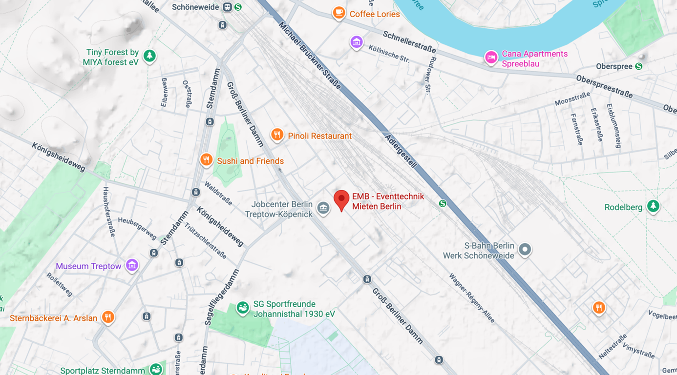 Kartenansicht von EMB in der Mollstraße in Berlin